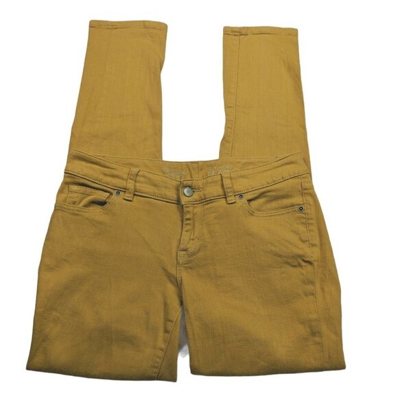 The Limited 678 Straight Leg Jean Mustard Yellow 4 - Picture 1 of 7